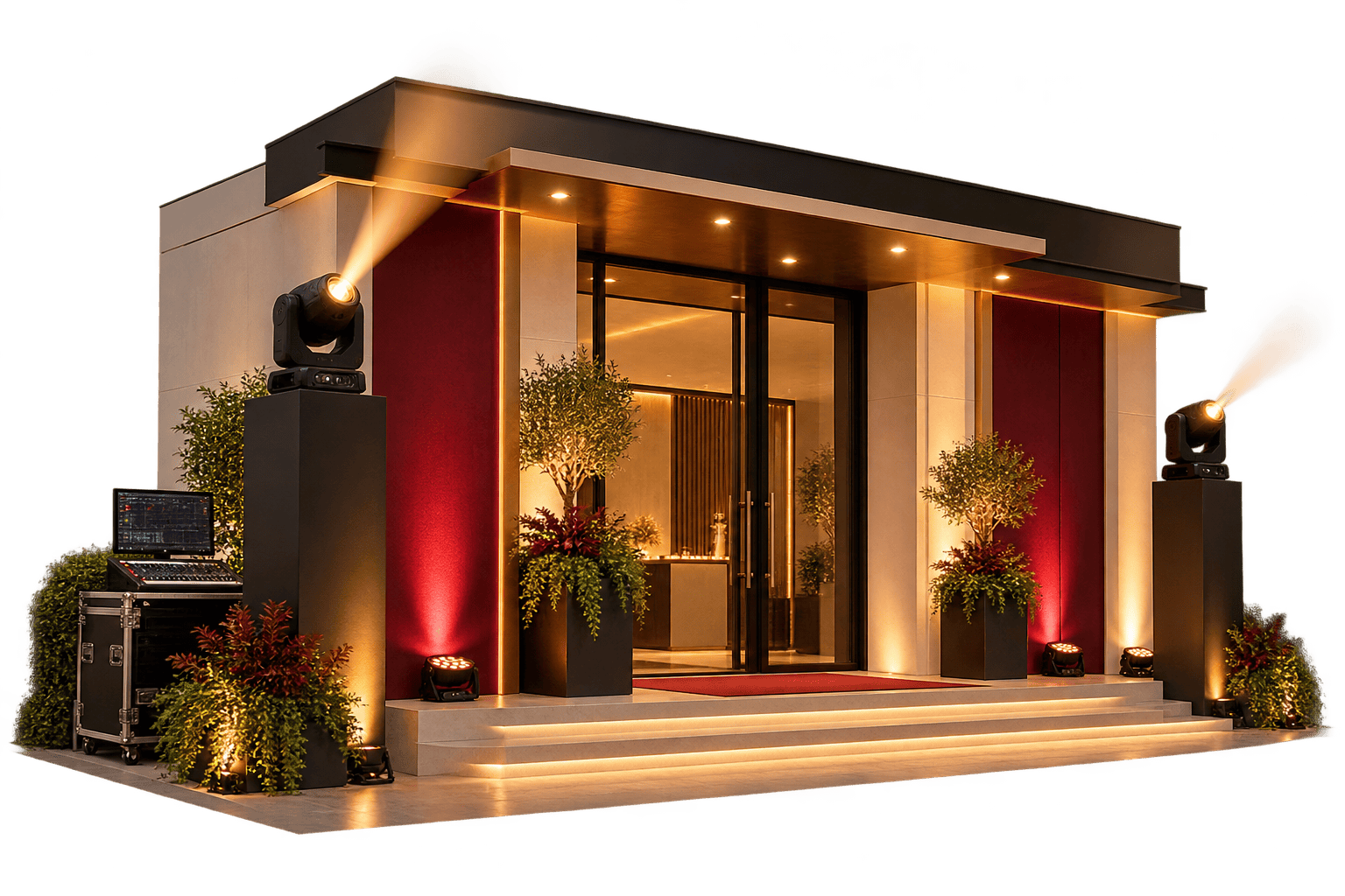 Renta de iluminación para eventos empresariales
